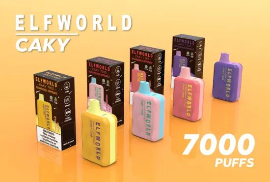 OEM ODM Vapes desechables al por mayor USA Elf World Caky7000 Puffs